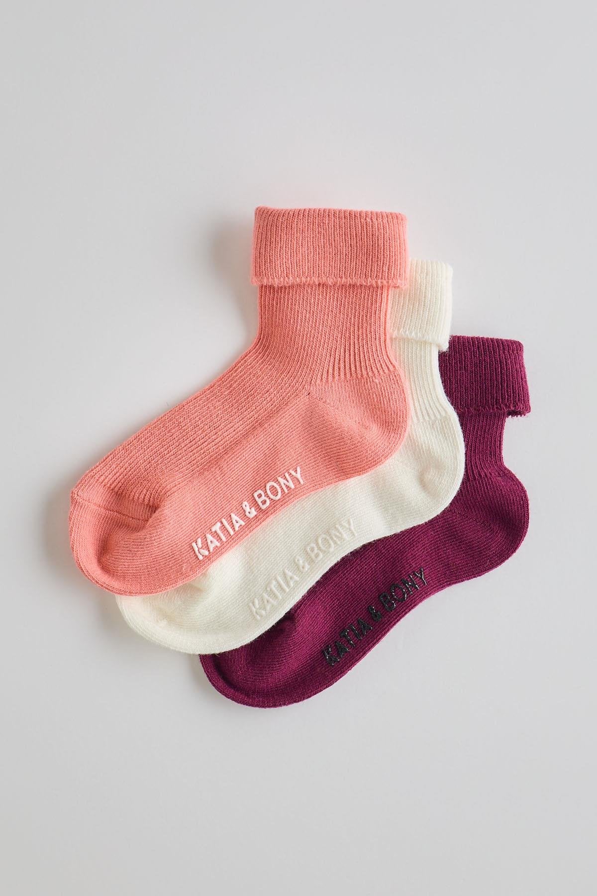 Children's socket socks 3-pack