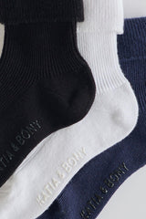 Children's socket socks 3-pack