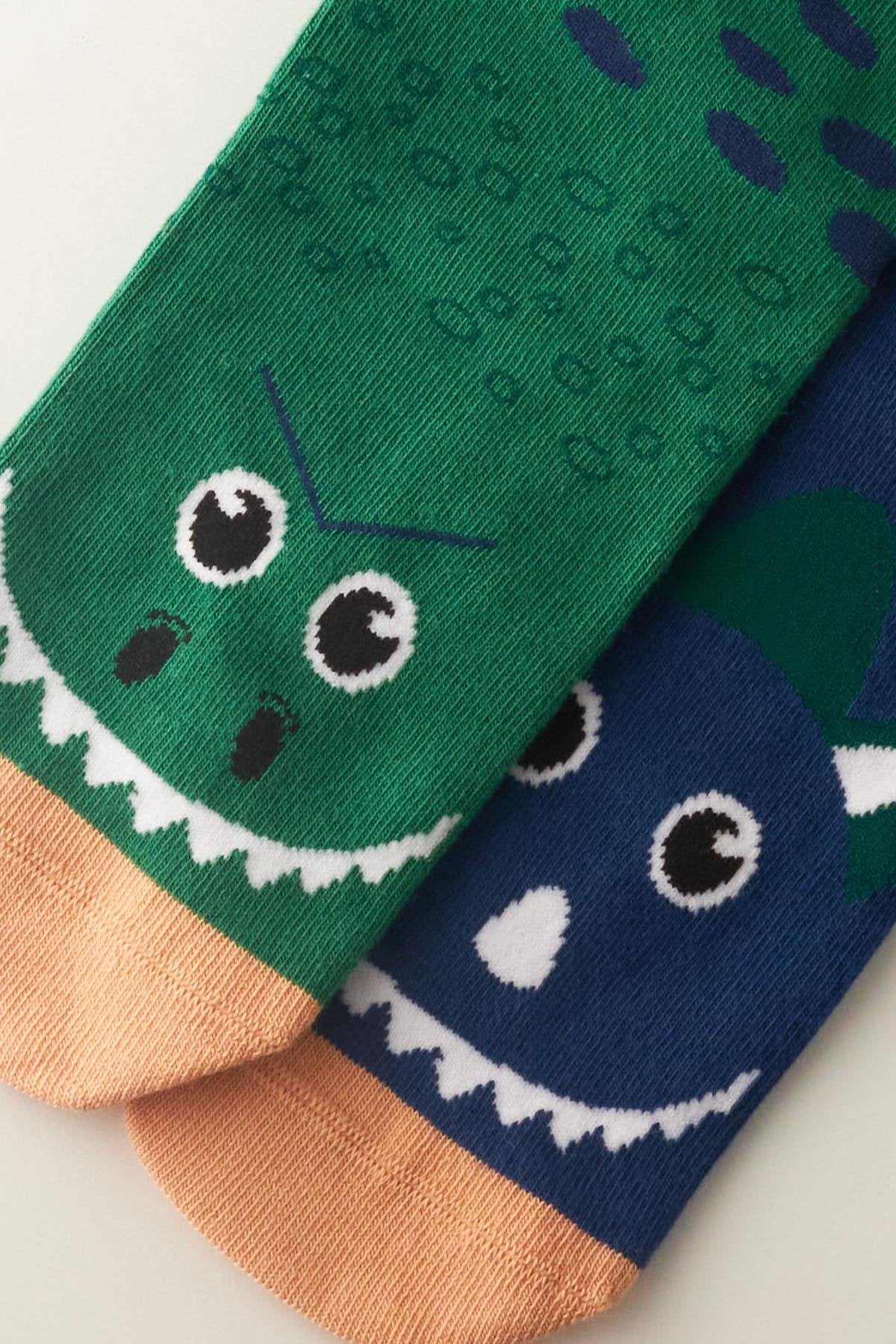 Men's Cute Dinosaur Patterned Ankle Socks