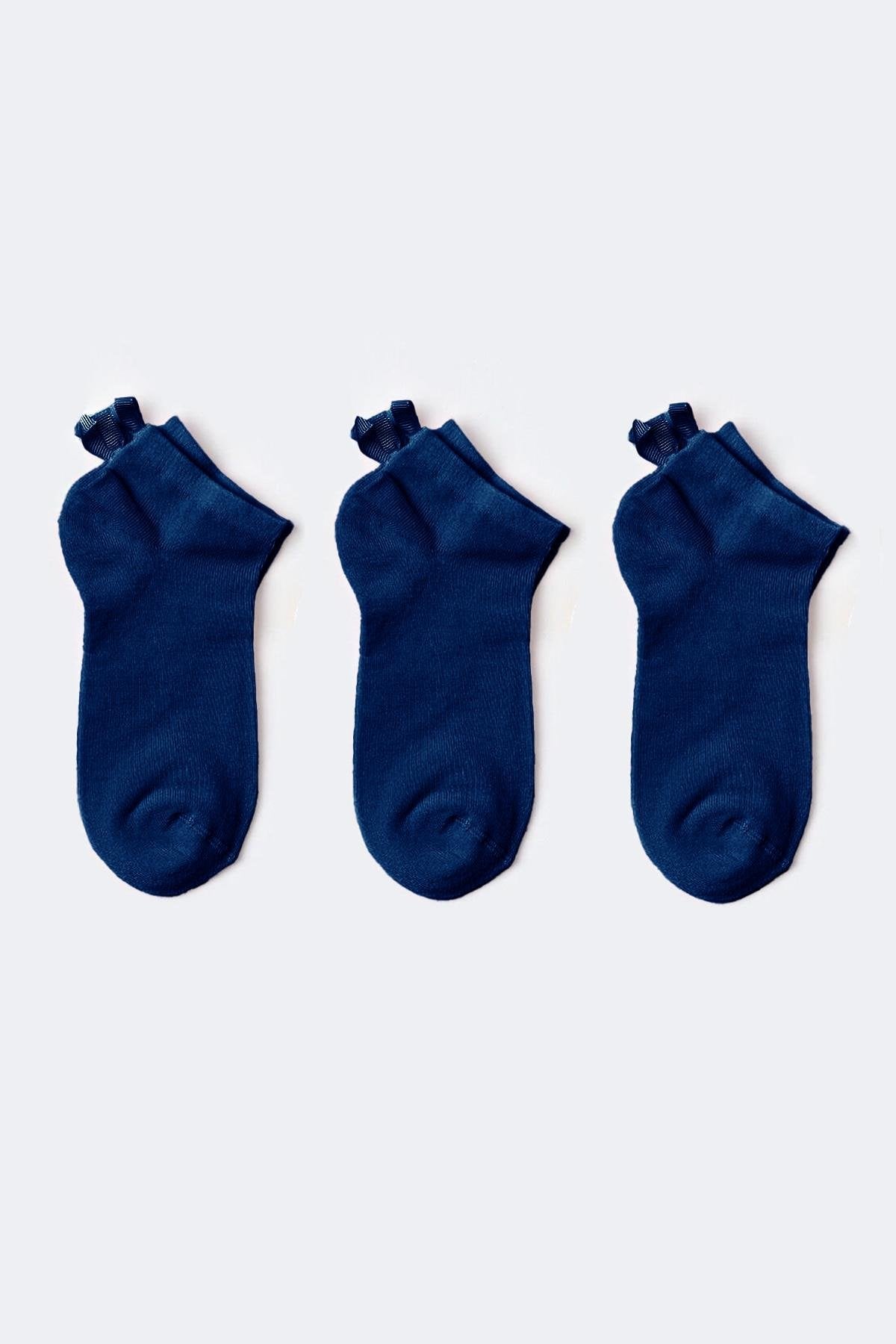 Soft Bamboo Girls Step Socks 3-Pack
