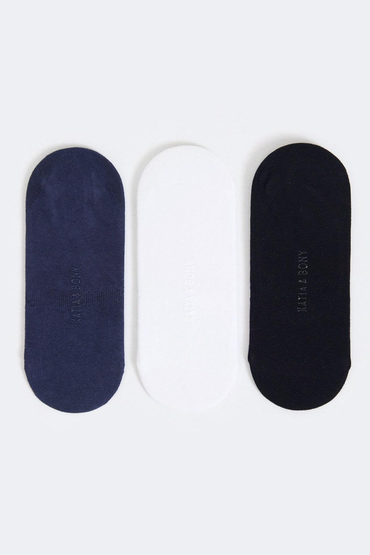 Men's Invisible Socks 3-Pack