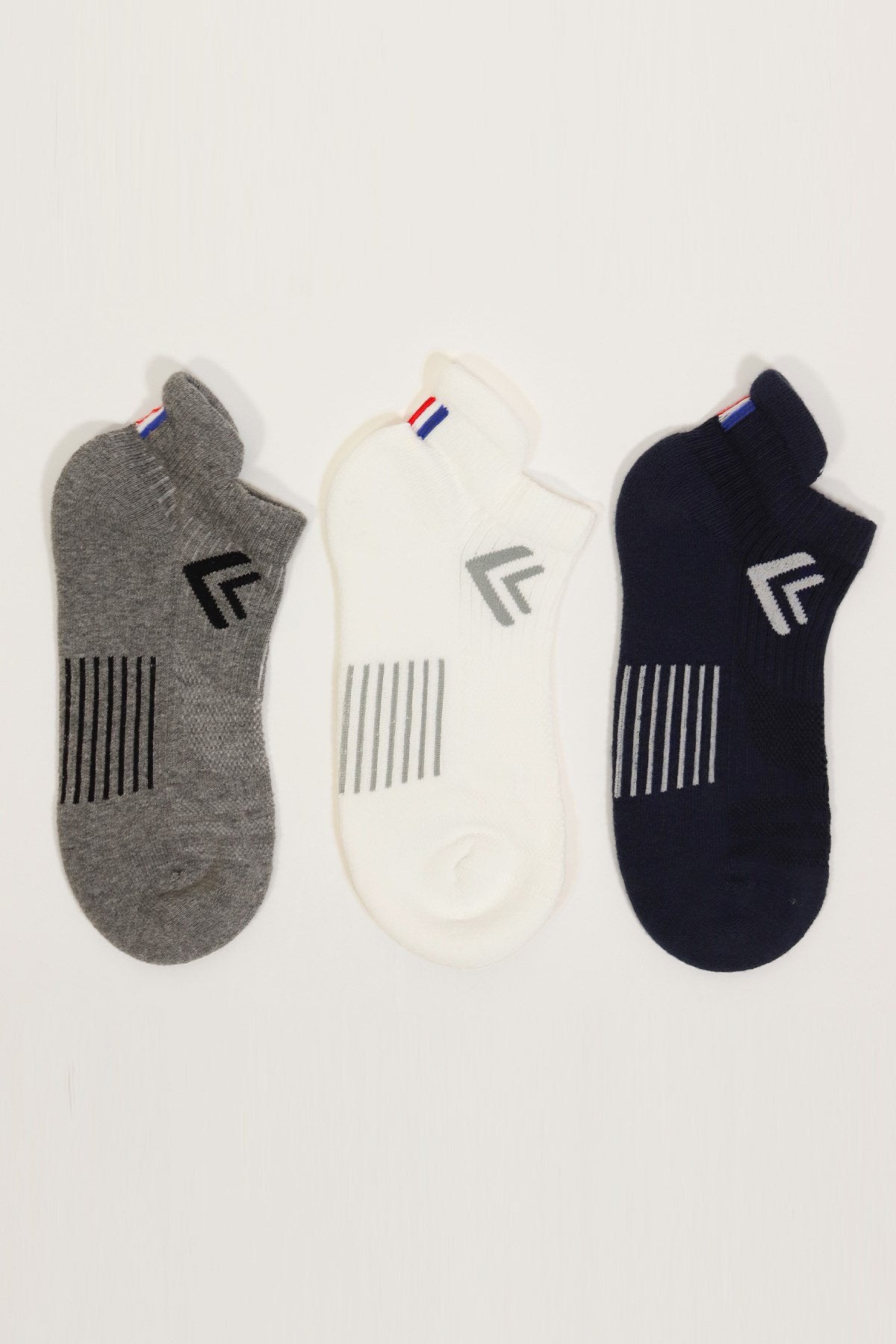 Unisex golf step socks 3-pack