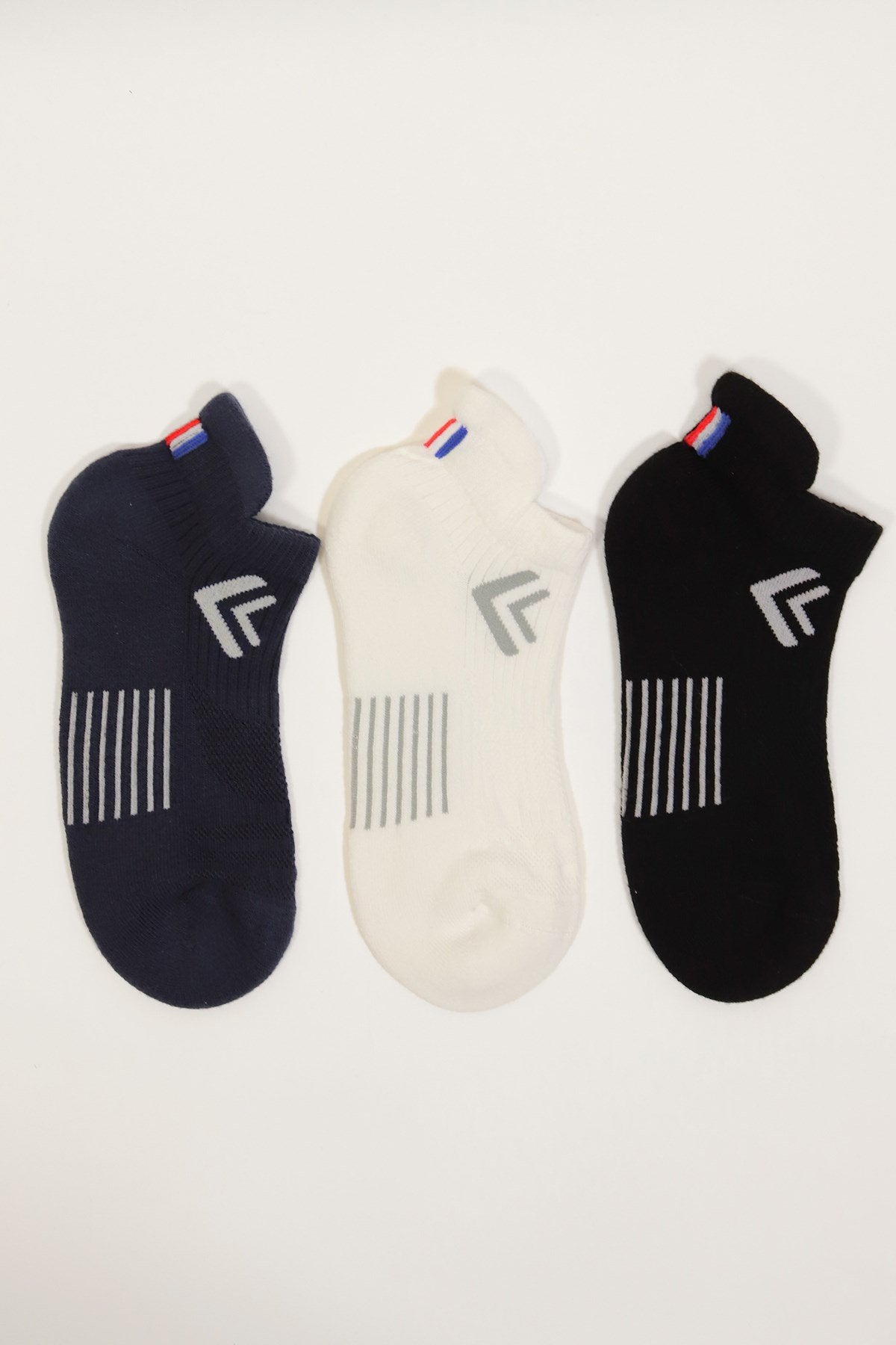 Unisex golf step socks 3-pack