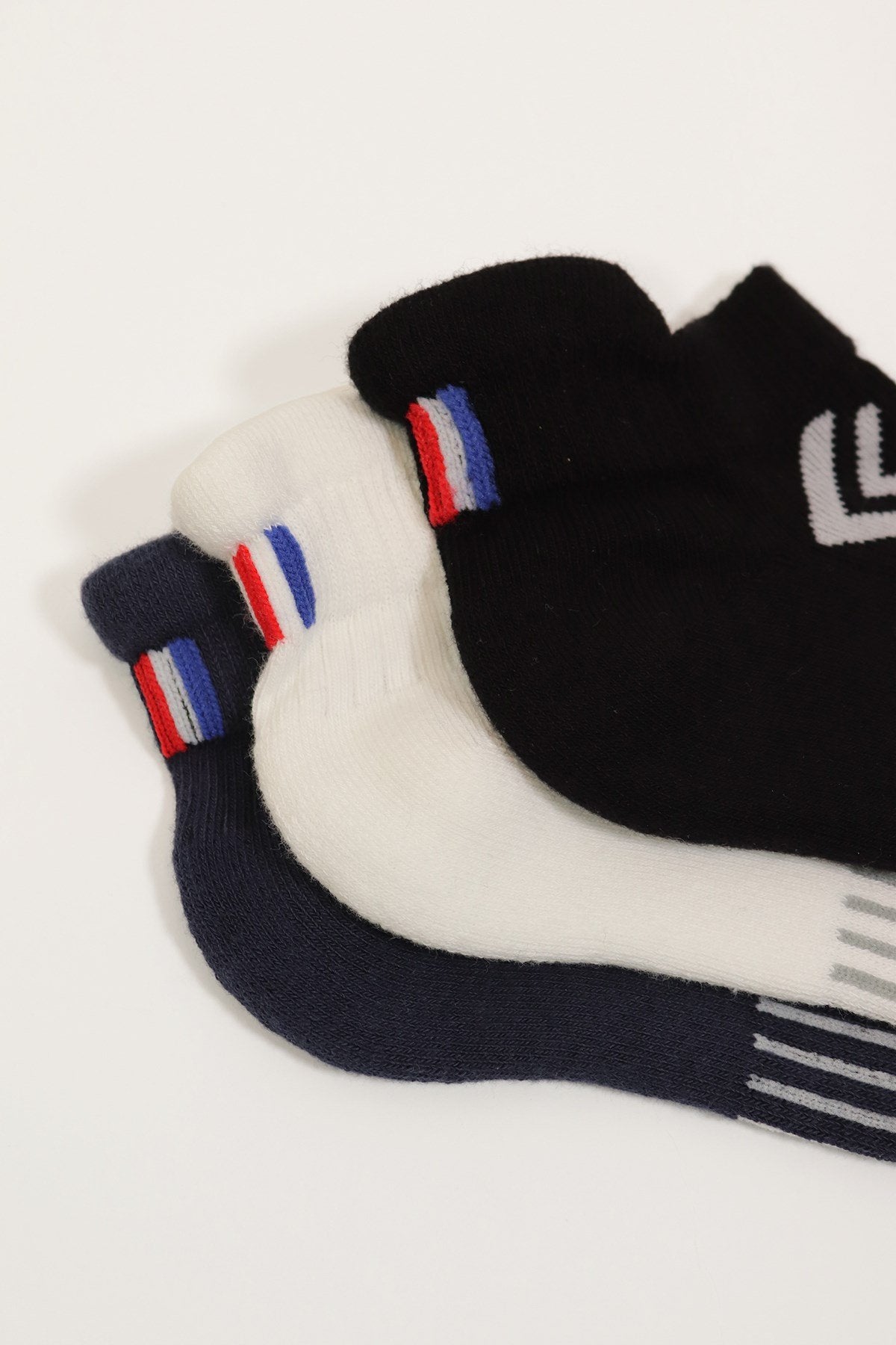 Unisex golf step socks 3-pack