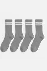 Men's Striped Socket Socks 4-Pack
