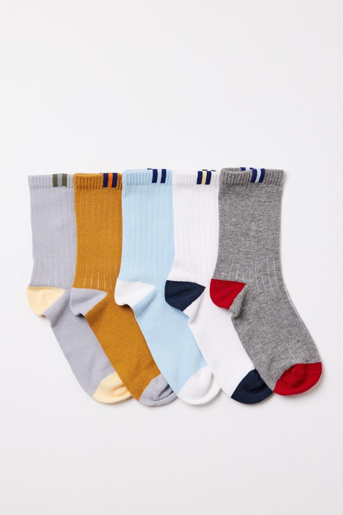 Boys ankle socks 5-pack