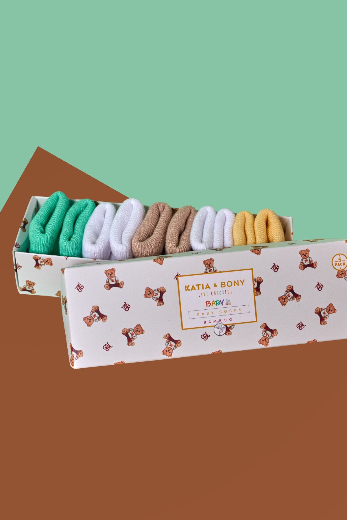 Baby Bamboo Socks 5-pack