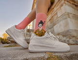 Girl Figured Women's Socks - Pink