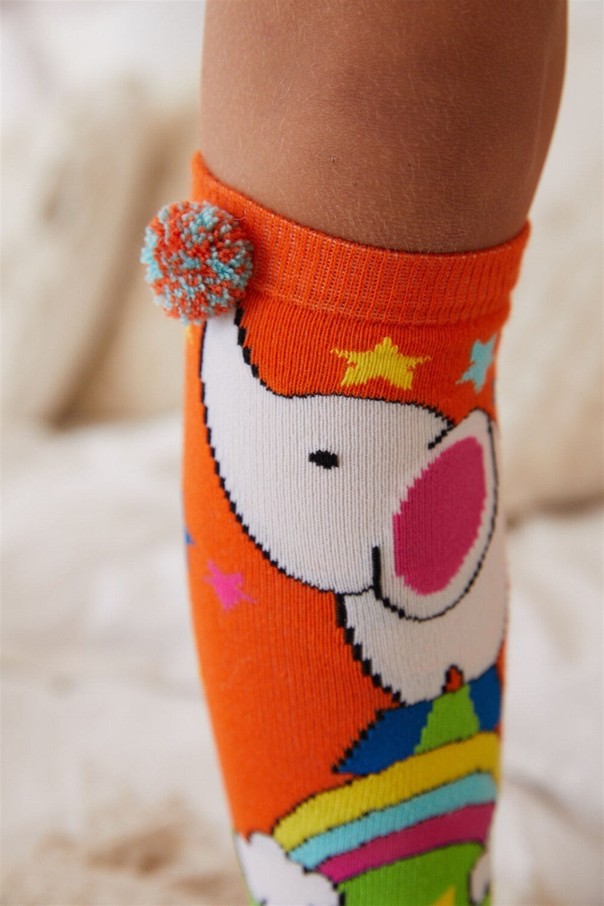 Circus Elephant Girls Kneehigh Socks