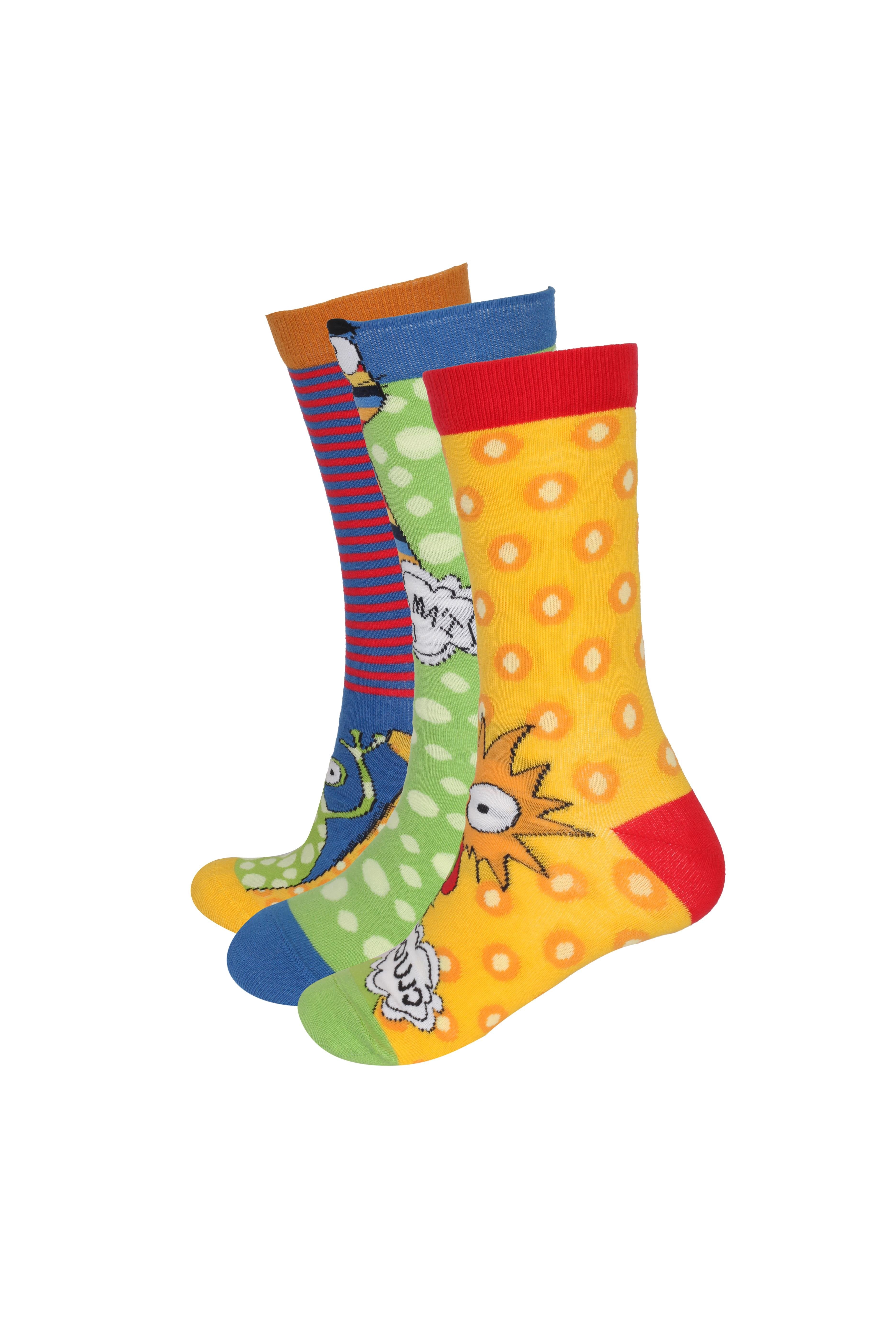Rooster Socket Socks 3-Pack Boxed