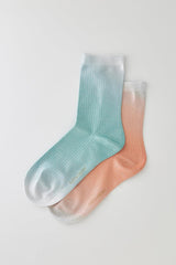 Women's Shiny Glitter Socket Socks 2-Pack