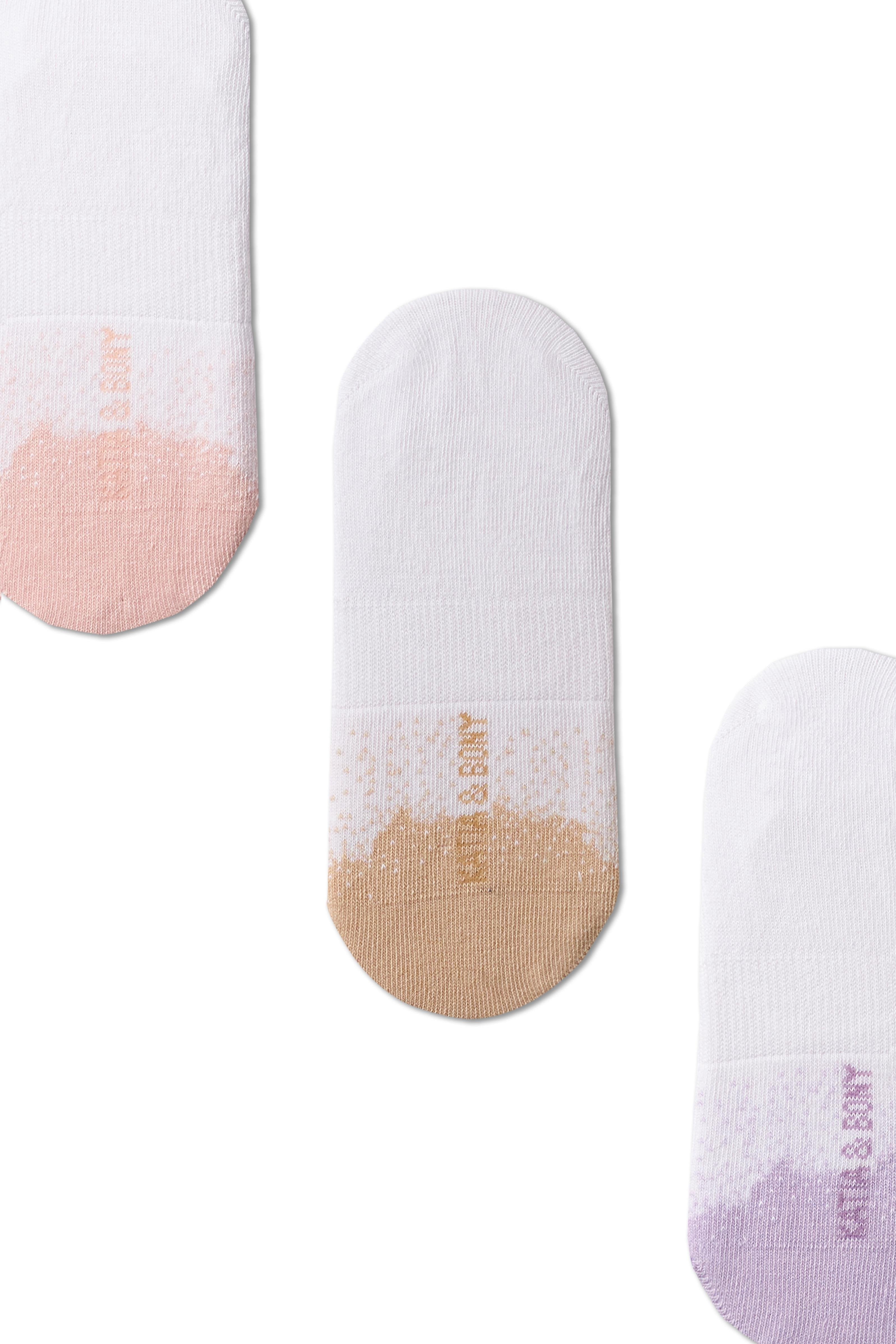 Women's Dot Detailed Ballerina Socks 3-Pack