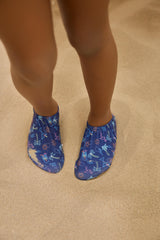 Girls Flamingo Palm Non-Slip Swim Shoes