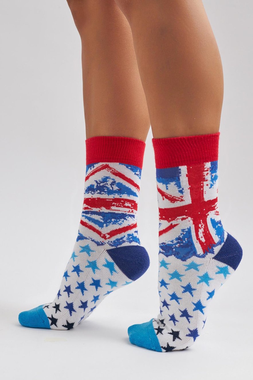 Unisex Small Star Patterned Socks