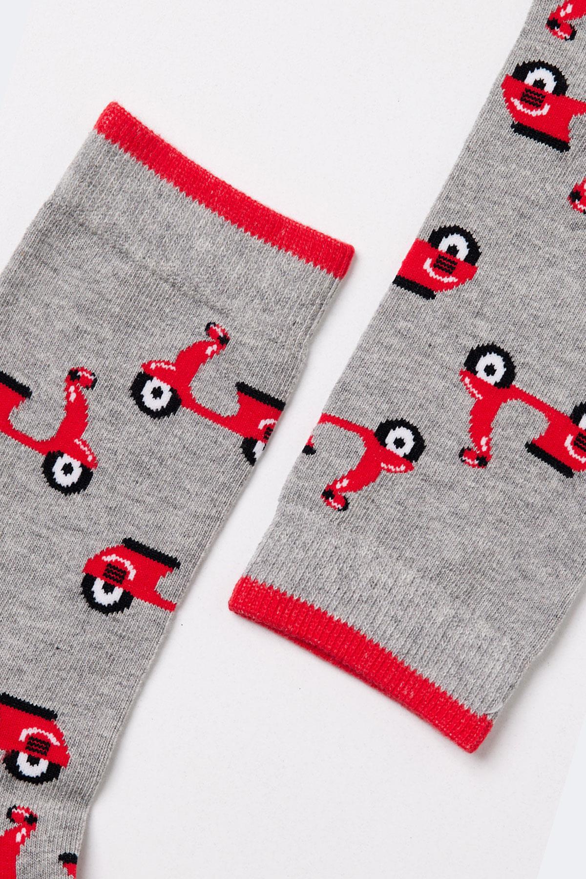 Motorcycle Art Socket Socks