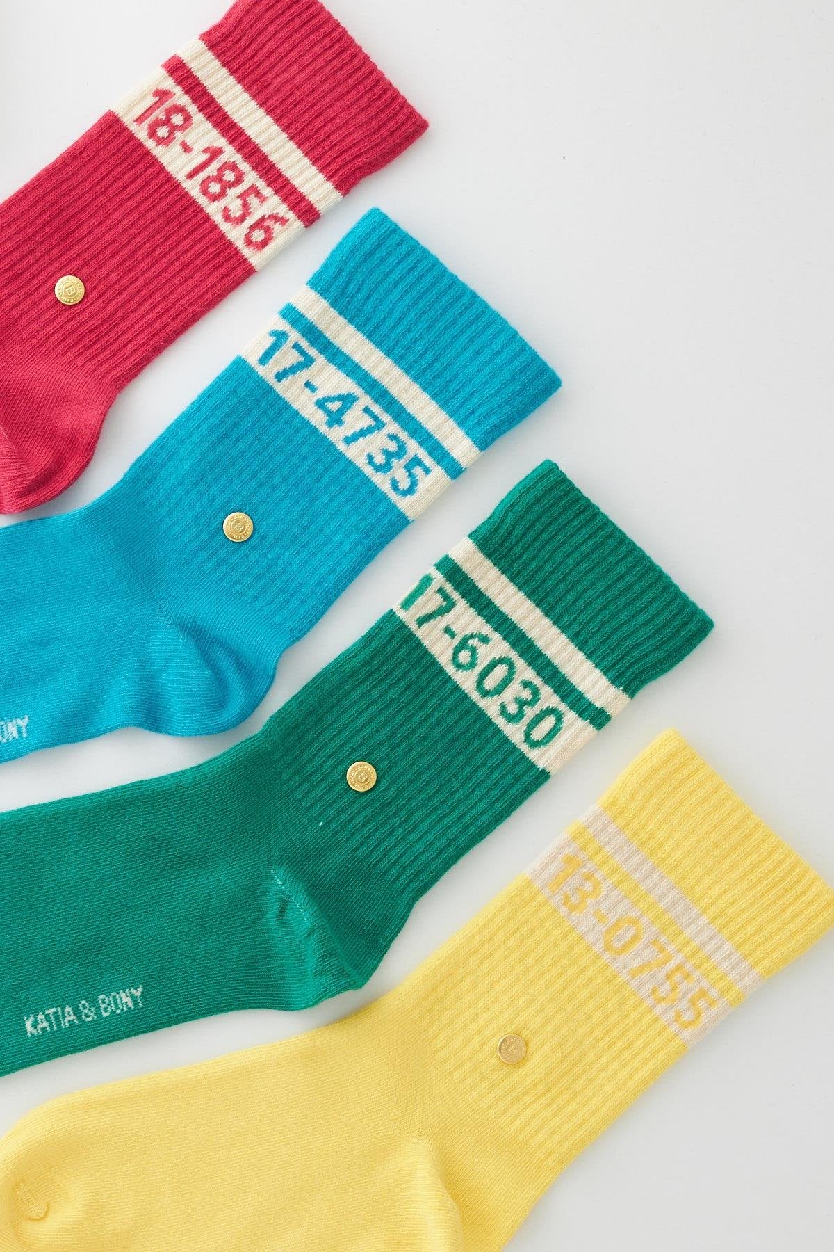 Pantone Color Socket Socks Boxed 4-Pack