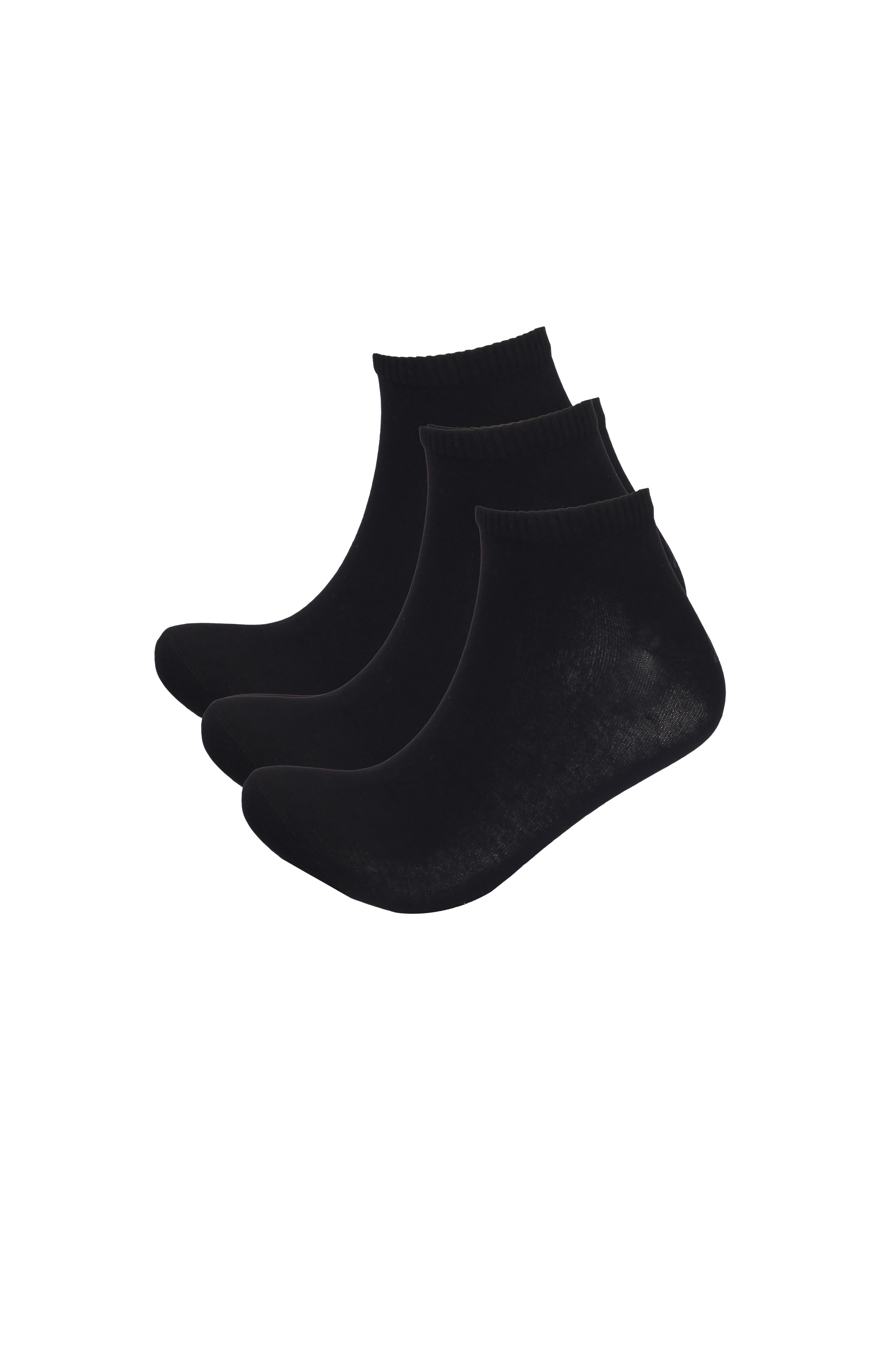 Run Men's Basic Ankle Socks 3-Pack