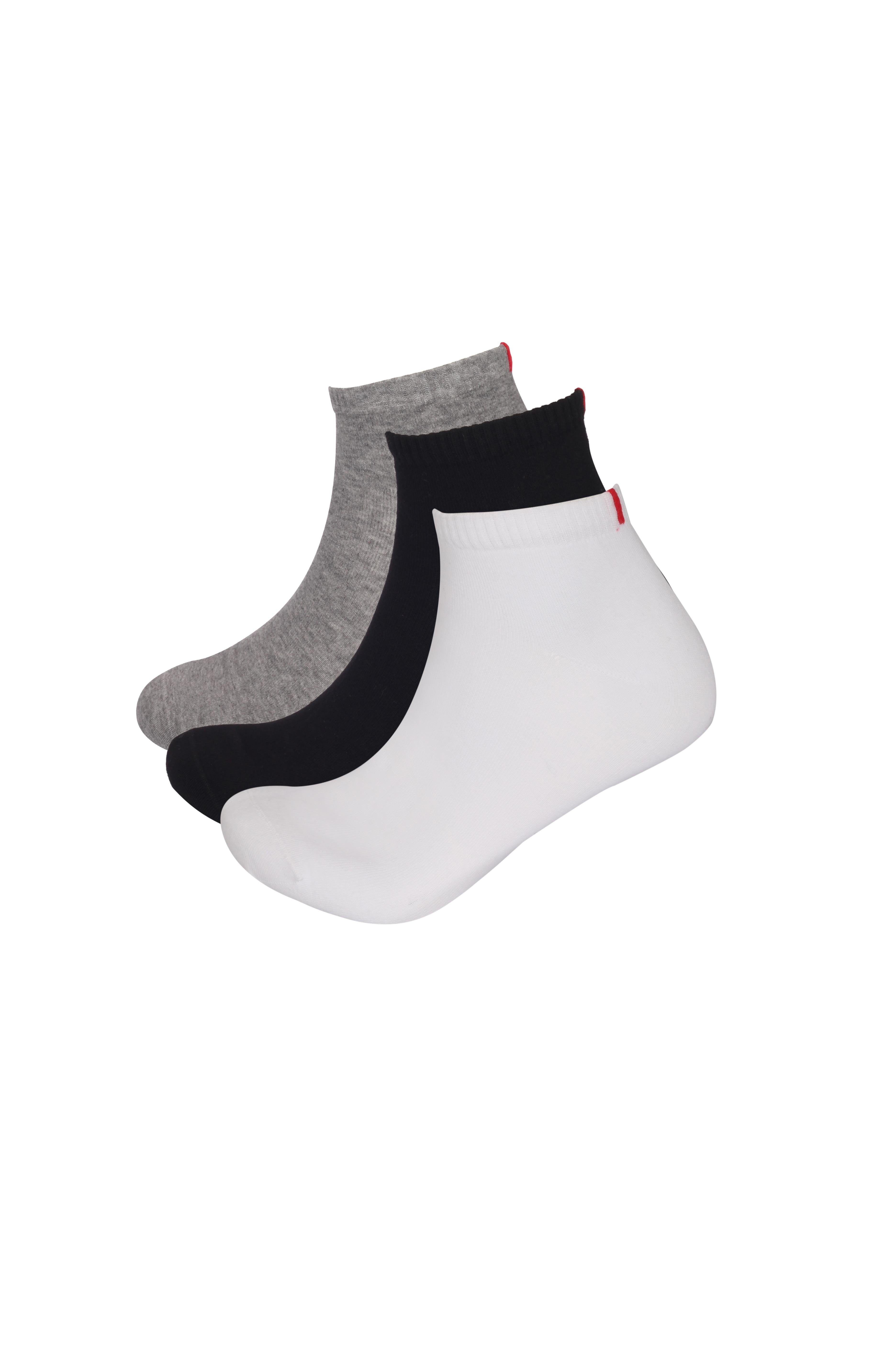 Run Men's Basic Ankle Socks 3-Pack