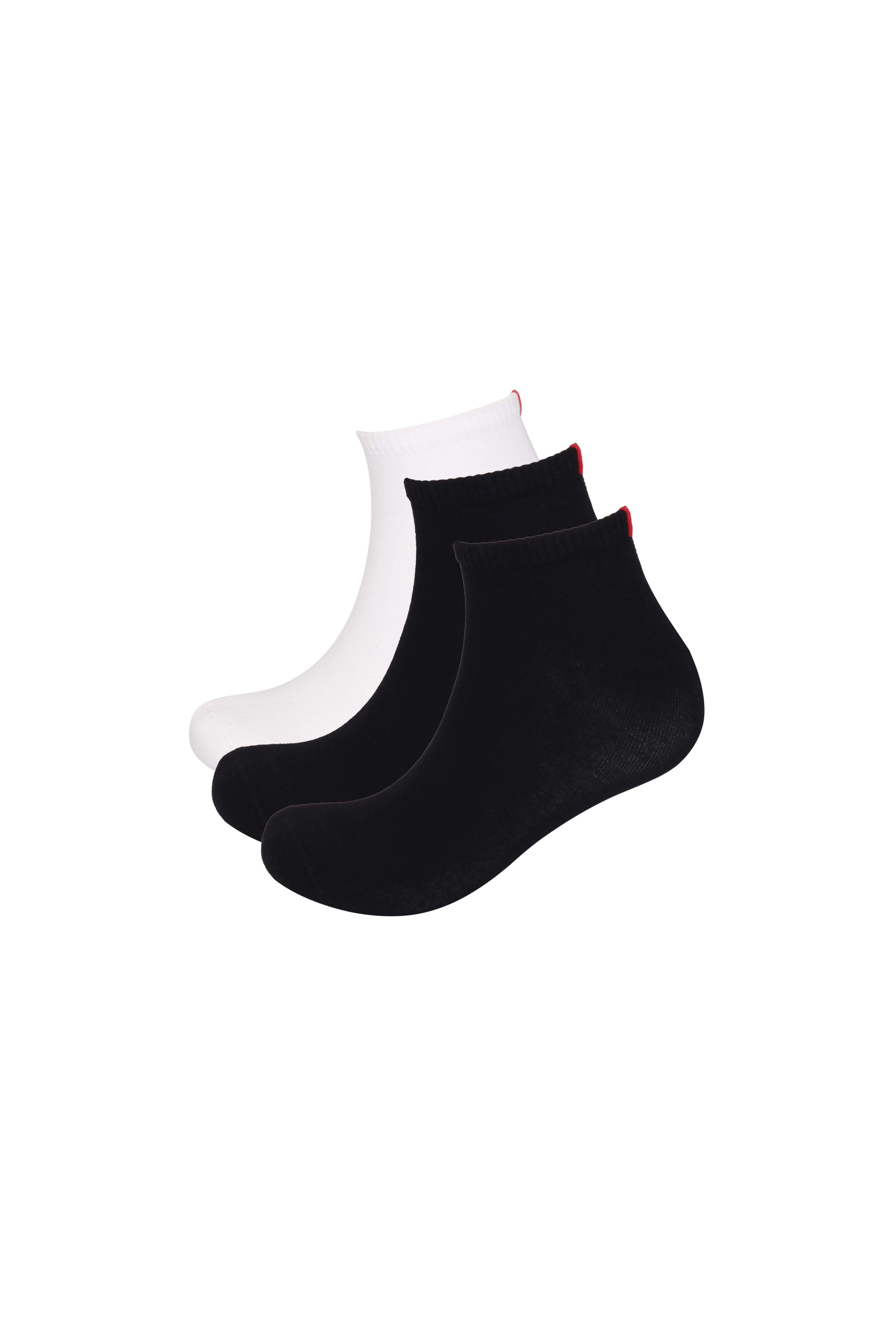 Run Men's Basic Ankle Socks 3-Pack