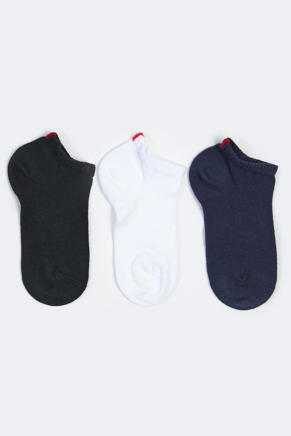 Run Men's Basic Ankle Socks 3-Pack