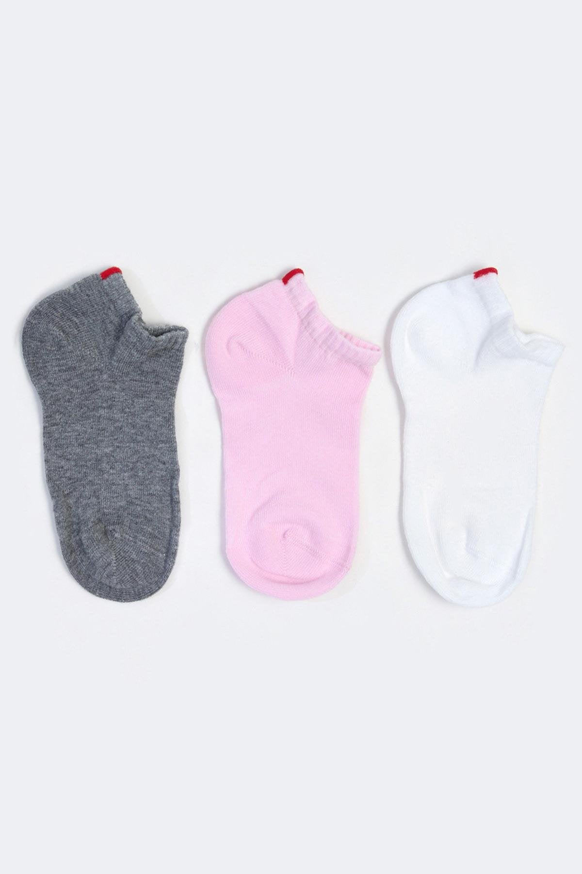 Women's Basic Ankle Socks 3-Pack